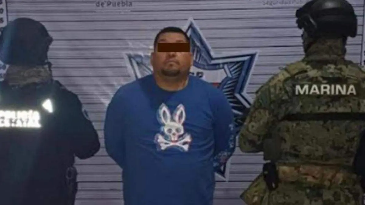 Cae líder de la 'Tropa del Infierno', peligro criminal refugiado en Puebla